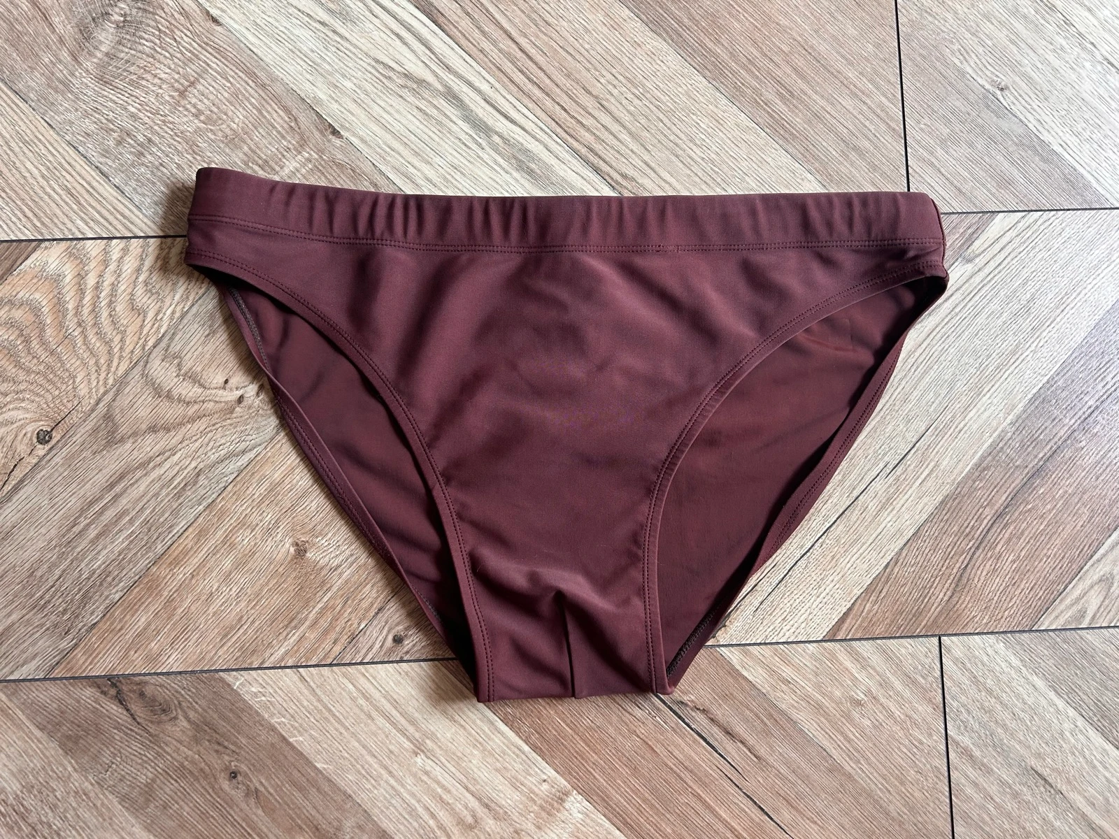 Men's brown/burgundy swim briefs - Size XL – photo 2